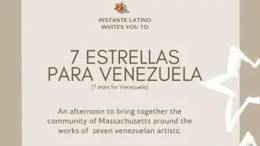 Flyer oficial de la muestra Siete Estrellas para Venezuela.&nbsp;