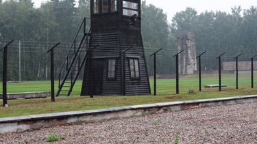 Imagen de la torre del&nbsp;Campo de concentración Stutthof en Polonia&nbsp;