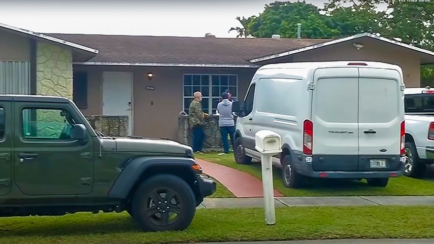 Casa donde vivía el hombre supuestamente atacado por su mascota.