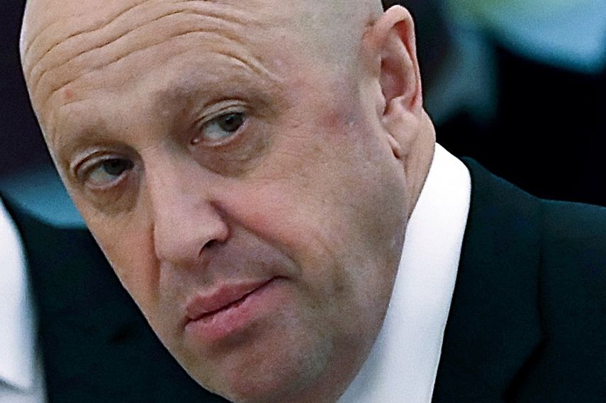 El empresario ruso Yevgeny Prigozhin, propietario del contratista militar ruso Grupo Wagner, es fotografiado antes de una reunión con el presidente ruso Vladimir Putin en Moscú, Rusia.&nbsp;&nbsp;