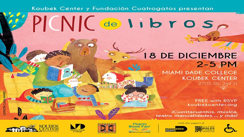 Koubek Center lleva literatura a niños con el evento Picnic de libros.