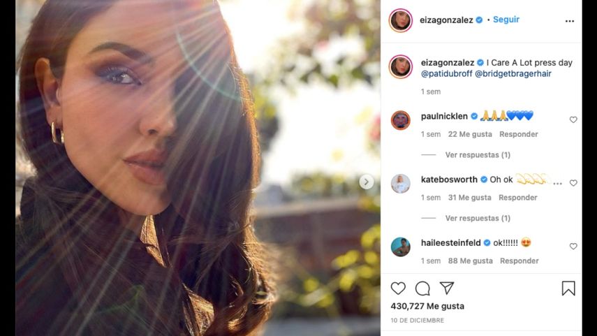 Eiza González.