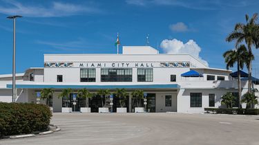 Vista del Ayuntamiento de la Ciudad de Miami.&nbsp;