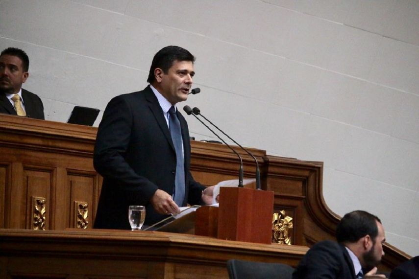 Freddy Superlano, presidente de la Comisión de Contraloría de la Asamblea Nacional de Venezuela.