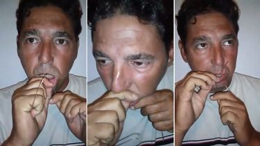 Alfonso Roque Monteagudo, el migrante cubano que prefirió coserse la boca ante la opción de ser deportado a la isla.