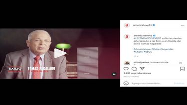 El programa Leyendas del exilio presenta la historia de Tomás Regalado.