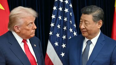 El presidente de Estados Unidos Donald J. Trump y su contraparte de China Xi Jinping.