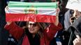 Manifestación en apoyo a las revueltas populares en Irán, en la plaza de Callao, a 11 de enero de 2026, en Madrid (España).
