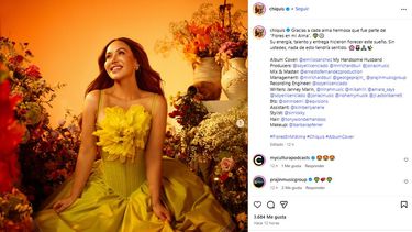 La cantante Chiquis presenta el disco Flores a mi alma.&nbsp;