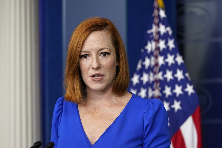 La secretaria de prensa de la Casa Blanca, Jen Psaki.&nbsp;