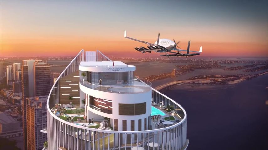 Cuando&nbsp;lleguen los primeros autos voladores, la azotea se modernizar&aacute; con una pista de aterrizaje de alrededor de 5.000 pies cuadrados, y la terraza de observaci&oacute;n se convertir&aacute; en un vest&iacute;bulo para los viajeros a&eacute;reos.