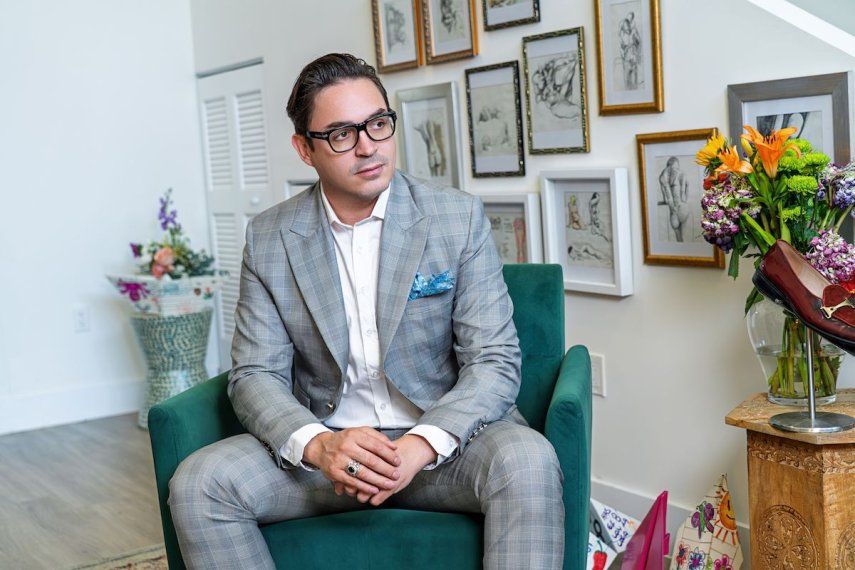 El diseñador colombiano Gio Isaza.&nbsp;