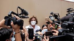 Cristiana Chamorro, exdirectora de la Fundación Violeta Barrios de Chamorro, e hija de la expresidenta Violeta Barrios.