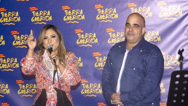 Adriana Chamorro y Peter Regalado, director del festival.&nbsp;