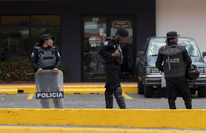 Policías de Nicaragua.&nbsp;