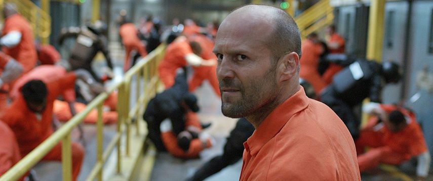 El actor Jason Statham&nbsp;en&nbsp;The Fate of the Furious.