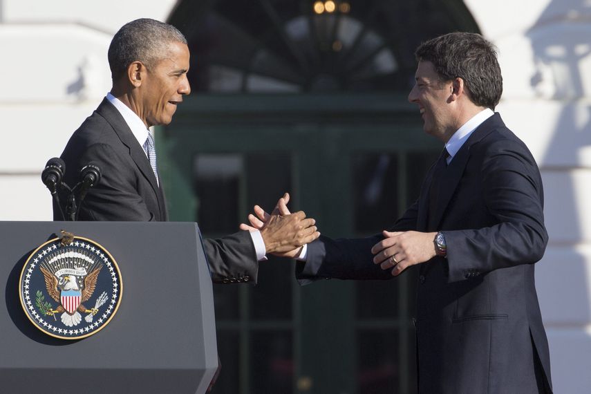 Sobre Renzi, el presidente Obama afirmó que es un líder con una visión para su país que alienta las esperanzas de sus ciudadanos, no sus miedos