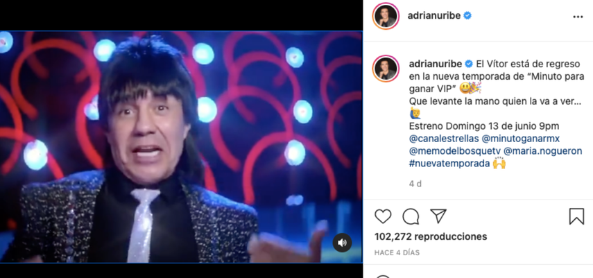 Adrián Uribe en la piel de su personaje El Vitor.