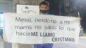 El joven Cristiano es un adolescente que vive en Argentina y le pidió perdón a Lionel Messi por llamarse como el portugués El joven Cristiano es un adolescente que vive en Argentina y le pidió perdón a Lionel Messi por llamarse como el portugués