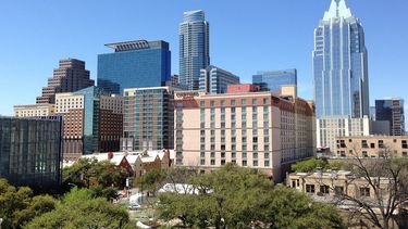 Vista panorámica de Austin, capital de Texas, EEUU.