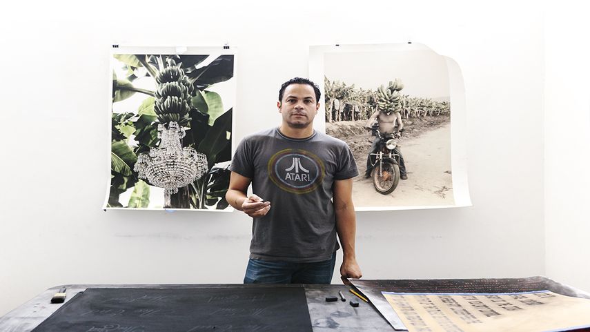 El artista, radicado en Miami, Gonzalo Fuenmayor.