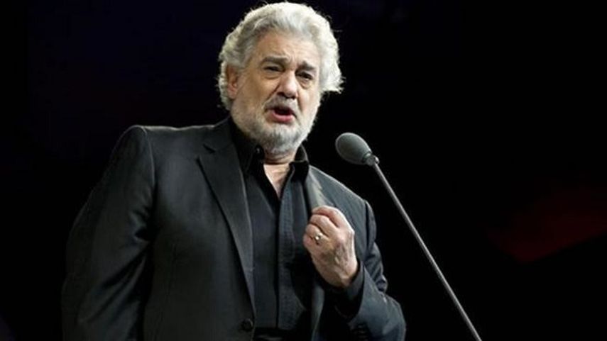 El tenor español Plácido Domingo