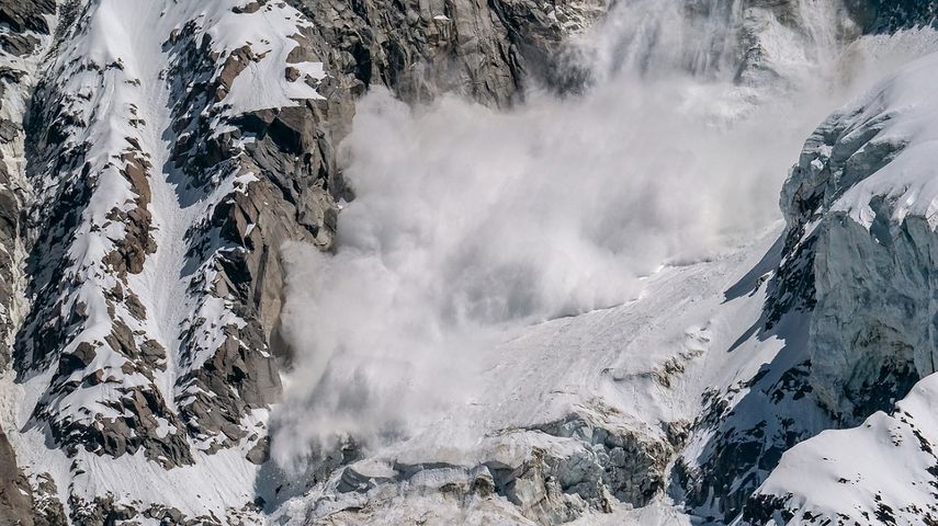 Imagen referencial de una avalancha.&nbsp;