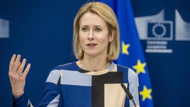 Kaja Kallas, alta representante de Política Exterior de la Unión Europea