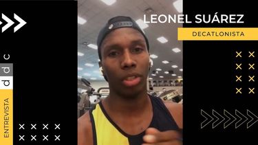El decatlonista cubano Leonel Suárez. 