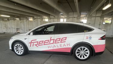 Freebee Hialeah transporte público gratis para todos los residentes.