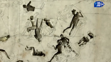 localizan los restos de una persona petrificada durante la erupcion del volcan vesubio