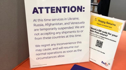 La empresa de servicios de mensajería y envíos FedEx suspende sus servicios a Venezuela.