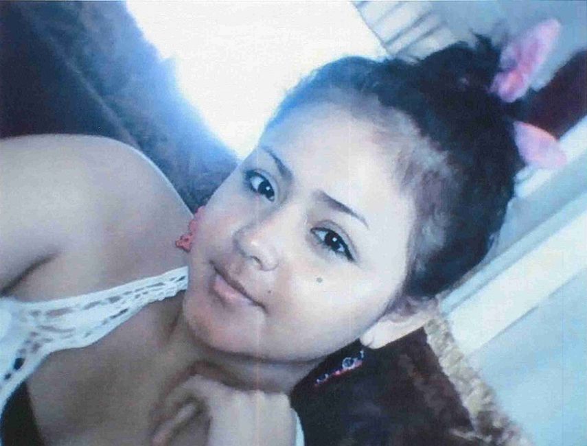 Johani Ayala, la muchacha hondureña de 16 años (CORTESÍA)
