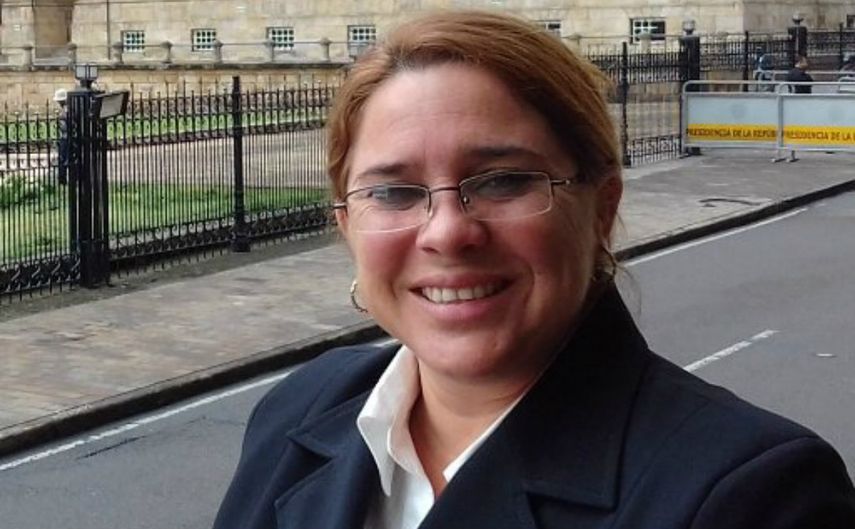 Joanna Columbié, directora de la Academia 1010 del movimiento opositor cubano Somos+.