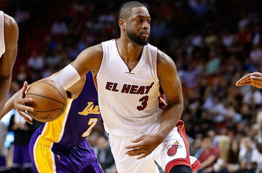 Wade sólo ha vestido la camiseta del Heat en su carrera en la NBA (Archivo)