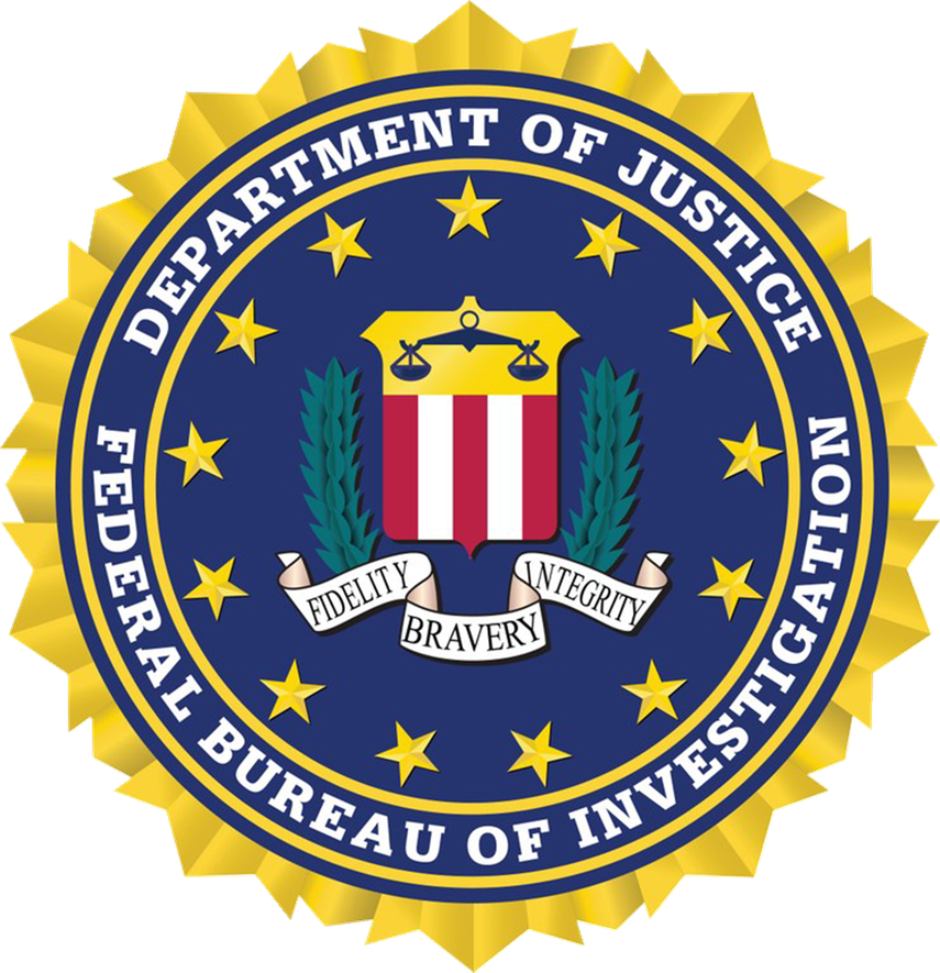 Logo del Buró Federal de Investigaciones (FBI).