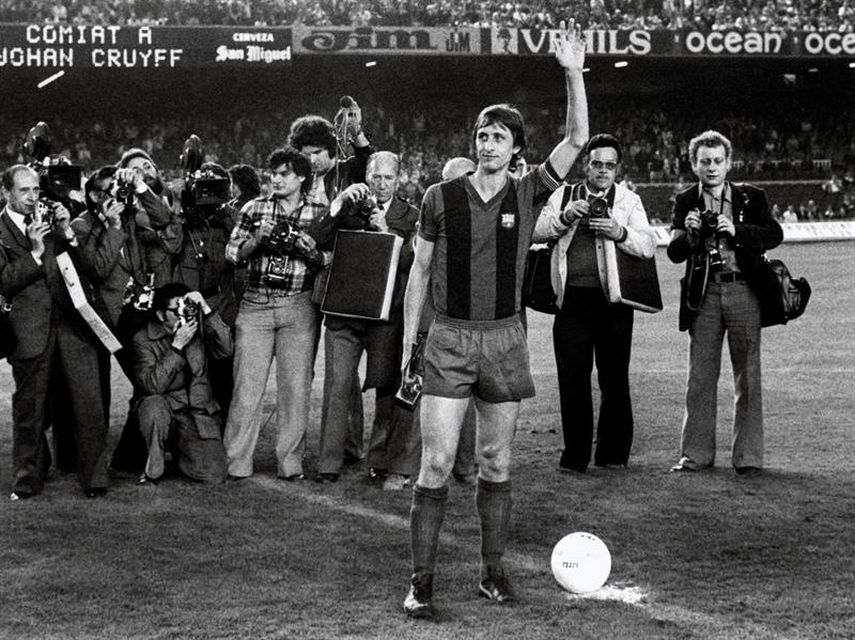 Johan Cruyff fue técnico y jugador del Barcelona. (EFE)