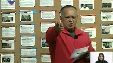 En un video difundido en YouTube, Diosdado Cabello cuestiona titulares de prensa contrarios al régimen de Maduro, entre ellos, dos informaciones de Diario Las Américas.