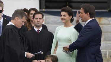 Ceremonia de posesión de Ron DeSantis, como gobernador de Florida por segundo mandato.