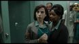 Los actores David Hewlett,&nbsp;Octavia Spencer, y Sally Hawkins&nbsp;en la película The Shape of Water.