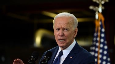 El presidente Joe Biden durante la propuesta del alza de impuestos.