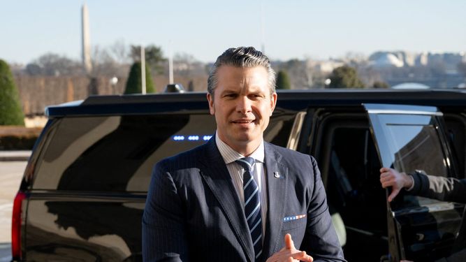 El nuevo secretario de Defensa de Estados Unidos, Pete Hegseth.