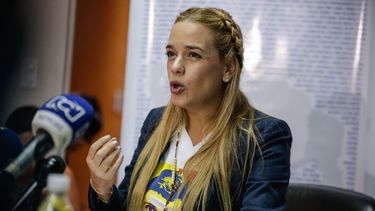 Lilian Tintori, defensora de los derechos humanos y esposa del líder opositor Leopoldo López.