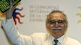 El Premio Nobel de Literatura Gabriel García Márquez.