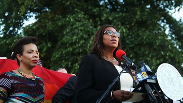 La fiscal general de Nueva York Leticia James.