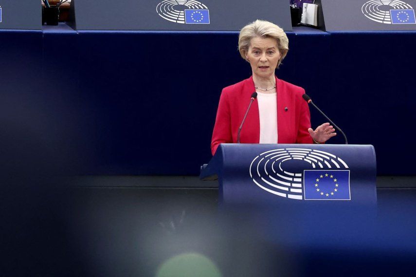 LA presidenta de la Comisión Europea, Ursula von der Leyen.