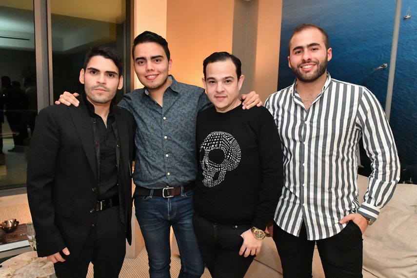 Alejandro Rendón, Ken Medina, Alejandro Tremola y Juan Camilo Clavi.