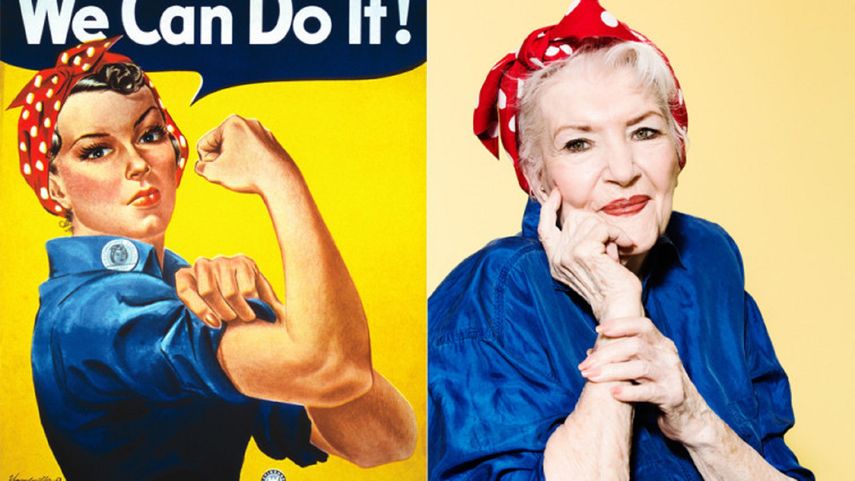 Naomi&nbsp;Parker&nbsp;Fraley, la mujer que inspiró el cartel We Can Do It.&nbsp;