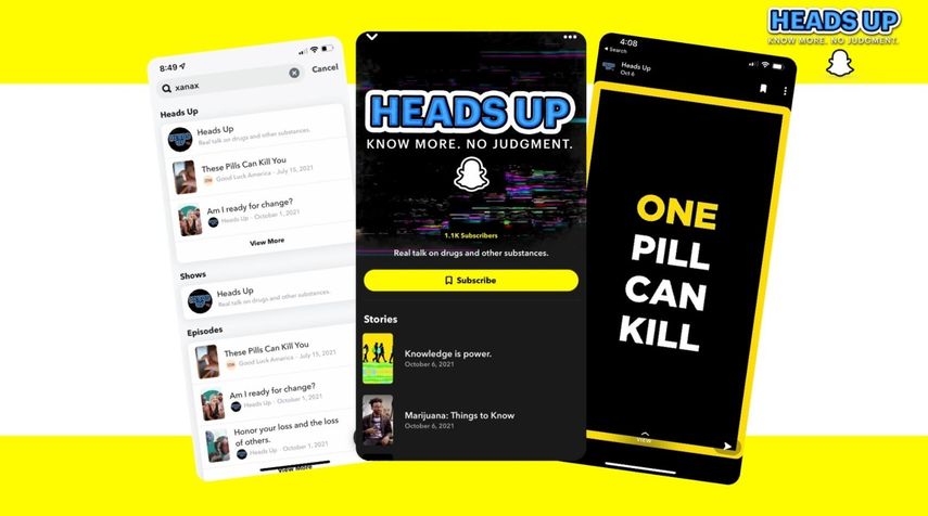 El portal educativo de Snapchat Hands Up&nbsp;