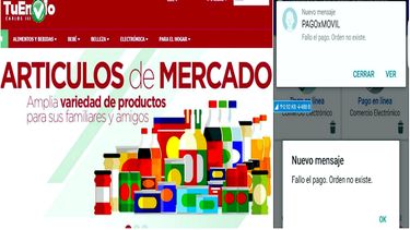 La plataforma de comercio electr&oacute;nico tuenvio.cu, de Cuba, ha estado afrontando problemas con los pedidos.&nbsp;